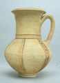 Vase, Pottery, black line decoration