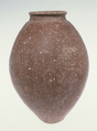 Red polished ware jar, Pottery