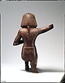 Statuette of an ancestral king, Wood, formerly clad with lead sheet