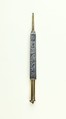 Pencil with a barrel in the form of an obelisk, Metal