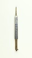 Pencil with a barrel in the form of an obelisk, Metal