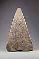 Pyramidion of the Chantress of Amun-Re, Tjerat-Mut, Limestone