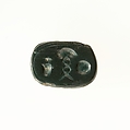 Scarab with the name Wahibre, either Psamtik I or Apries, onyx or hematite