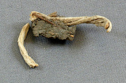 Mud Sealing Attached to a Fiber Tie from Tutankhamun's Embalming Cache, Mud
