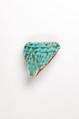 Vase fragment, Faience