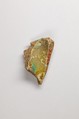Vase fragment, Faience