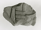 Raised relief fragment, Limestone