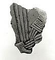 Raised relief fragment, Limestone, varnish