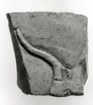 Raised relief fragment, Limestone, varnish