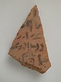 Ostracon, Pottery, ink