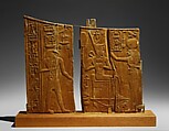 Arm Panel From a Ceremonial Chair of Thutmose IV, Wood (<em>Ficus sycomorus</em>?)