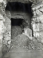 Lower Part of the Door of a Tomb, Sycomore wood, gesso