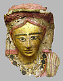 Funerary Mask, gesso or mud?, paint
