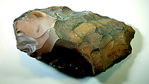 Biface, commonly referred to as a hand ax, Flint