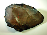 Biface, commonly referred to as a hand ax, Flint