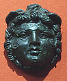 Decorative attachment in the form of a head of Medusa, Bronze