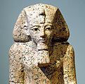 Kneeling statue of Hatshepsut, Granite, paint