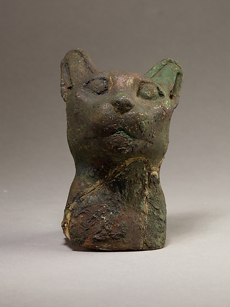 Cat head by an unrecorded maker, The Metropolitan Museum of Art