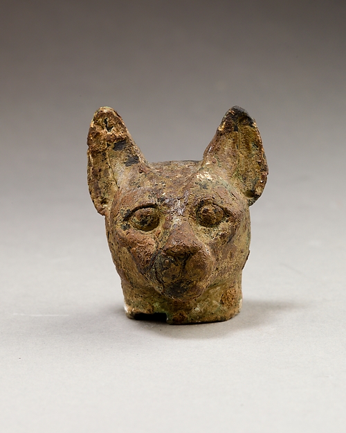Cat head, 664–30 BCE