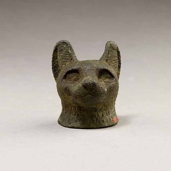 Cat head, 664–30 BCE