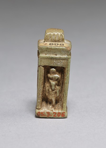 Shrine amulet of Nefertum by an unrecorded maker, The Metropolitan Museum of Art