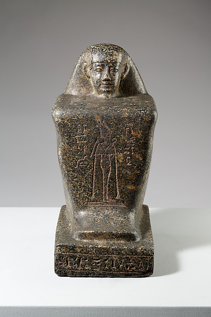 Block Statue of Neskhemenyu, son of Kapefha