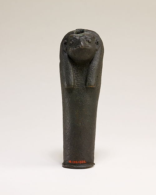Falcon head for attachment to a pole by an unrecorded maker, The Metropolitan Museum of Art