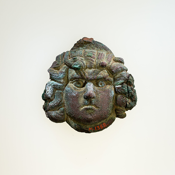 Ornamental mask, 3rd century CE