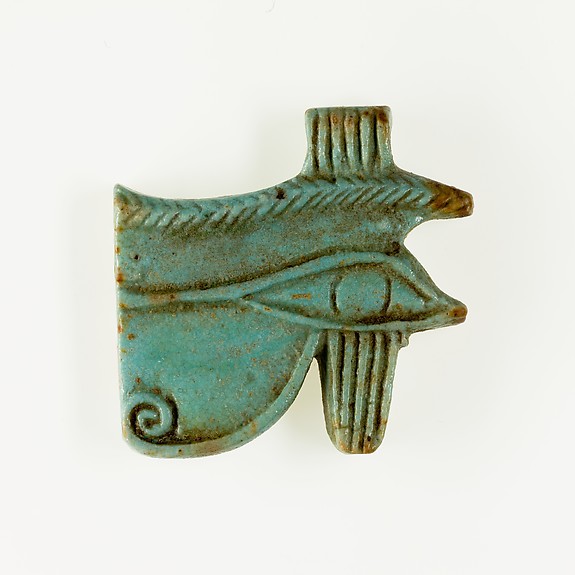 Wedjat eye amulet by an unrecorded maker, The Metropolitan Museum of Art