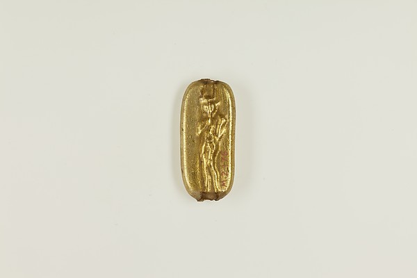 Bead with figure of Harpokrates by an unrecorded maker, The Metropolitan Museum of Art