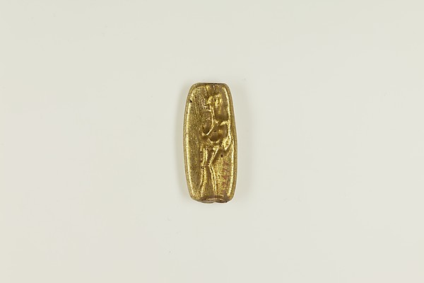 Bead with figure of Harpokrates by an unrecorded maker, The Metropolitan Museum of Art
