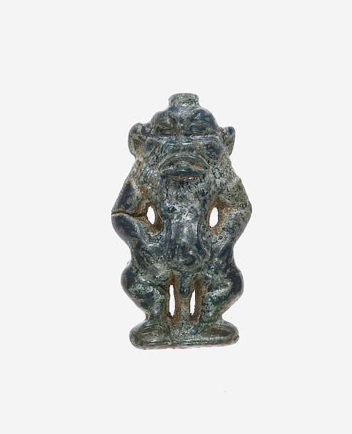 Amulet of a Bes-image by an unrecorded maker, The Metropolitan Museum of Art