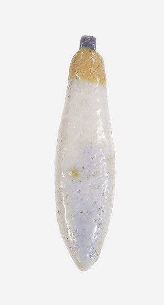 Bead in the Form of a Lotus Petal by an unrecorded maker, The Metropolitan Museum of Art