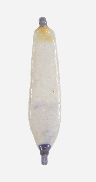 Bead in the Form of a Lotus Petal by an unrecorded maker, The Metropolitan Museum of Art