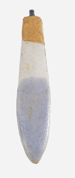 Bead in the Form of a Lotus Petal by an unrecorded maker, The Metropolitan Museum of Art