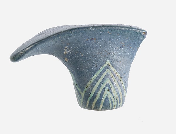 Top of a Papyrus Stalk Mirror Handle