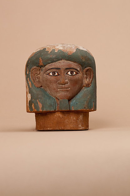 Canopic jar lid of Ukhhotep by an unrecorded maker, The Metropolitan Museum of Art