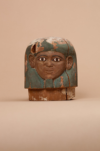 Canopic jar lid of Ukhhotep by an unrecorded maker, The Metropolitan Museum of Art