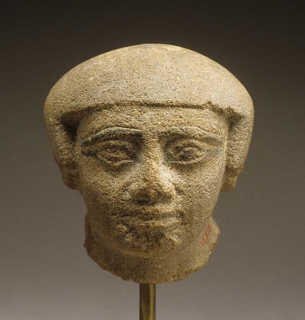 Head of a male statue by an unrecorded maker, The Metropolitan Museum of Art