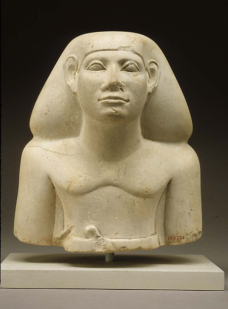 Upper part of male statue, ca. 1850–1640 B.C.