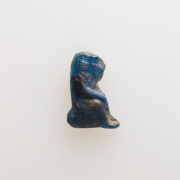 Amulet of squatting baboon