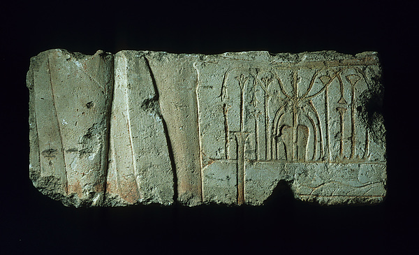 Relief with a royal figure