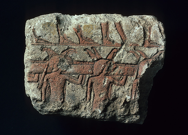 Relief with foreign soldiers