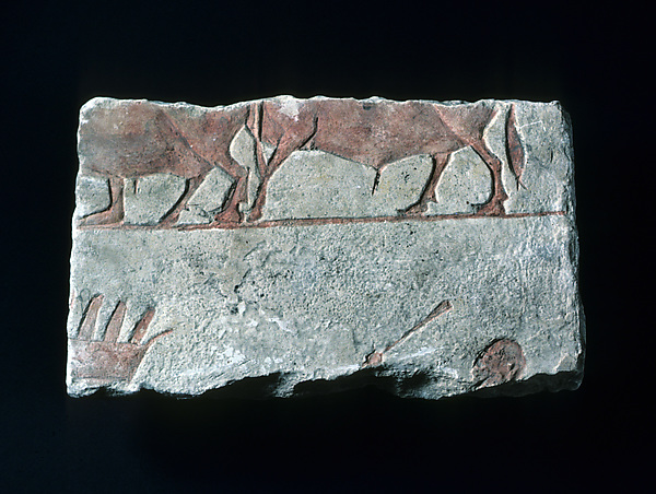 Relief with oxen, ca. 1347–1330 BCE