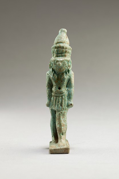 Horus amulet. 21.6.35. The Metropolitan Museum of Art. Public domain.