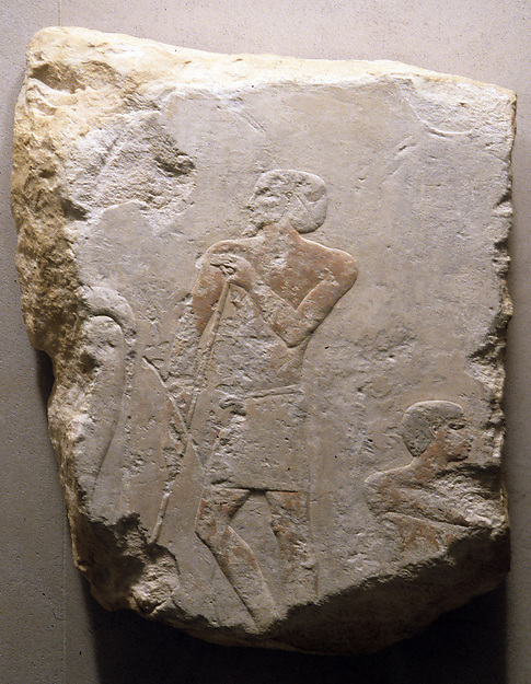Relief depicting cattle farming, ca. 2323–2150 BCE