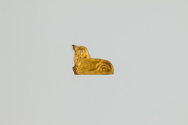 Sphinx amulet by an unrecorded maker, The Metropolitan Museum of Art