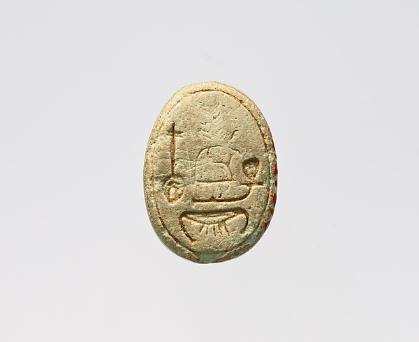 Scarab from Bead Net by an unrecorded maker, The Metropolitan Museum of Art