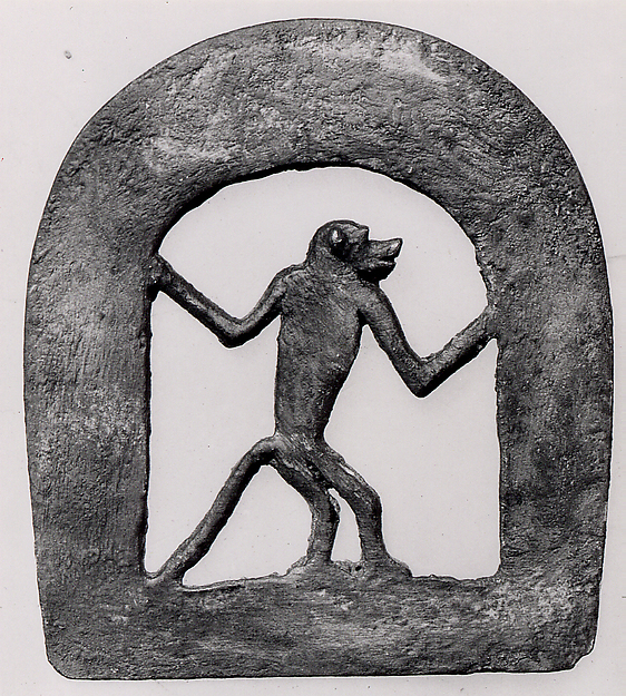 Ax head with cynocephalus, ca. 2100–1650 B.C.