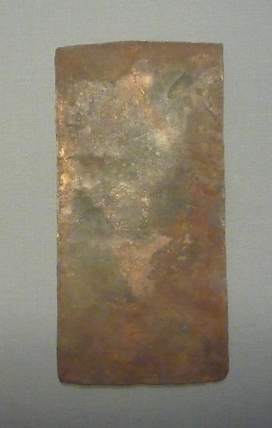 Copper Plaque, ca. 1473–1458 BCE